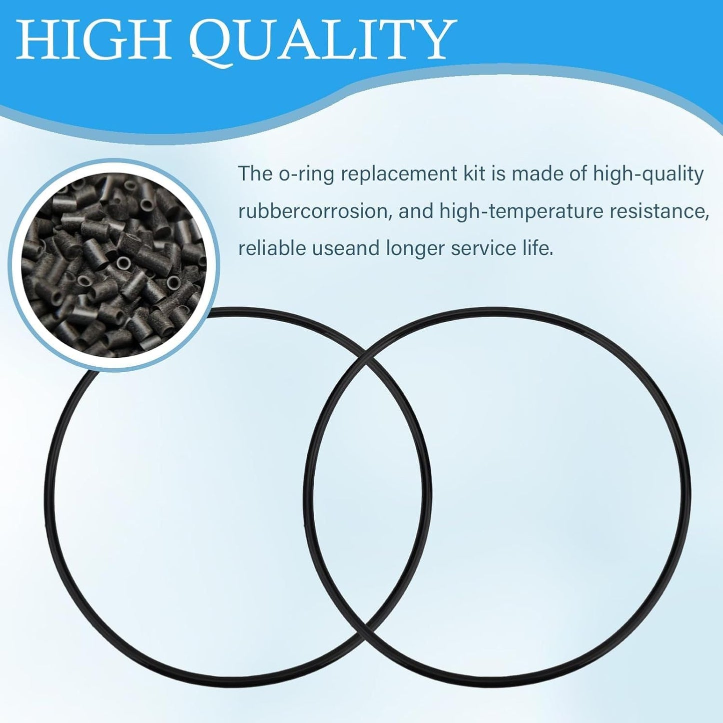 PetzLifeWorld Sun-Sun HW-Series Canister Filter O-Ring Replacement Seal Ring | Compatible with Aquarium Canister Filter Models | Durable Rubber Gasket for Leak Prevention and Tight Sealing