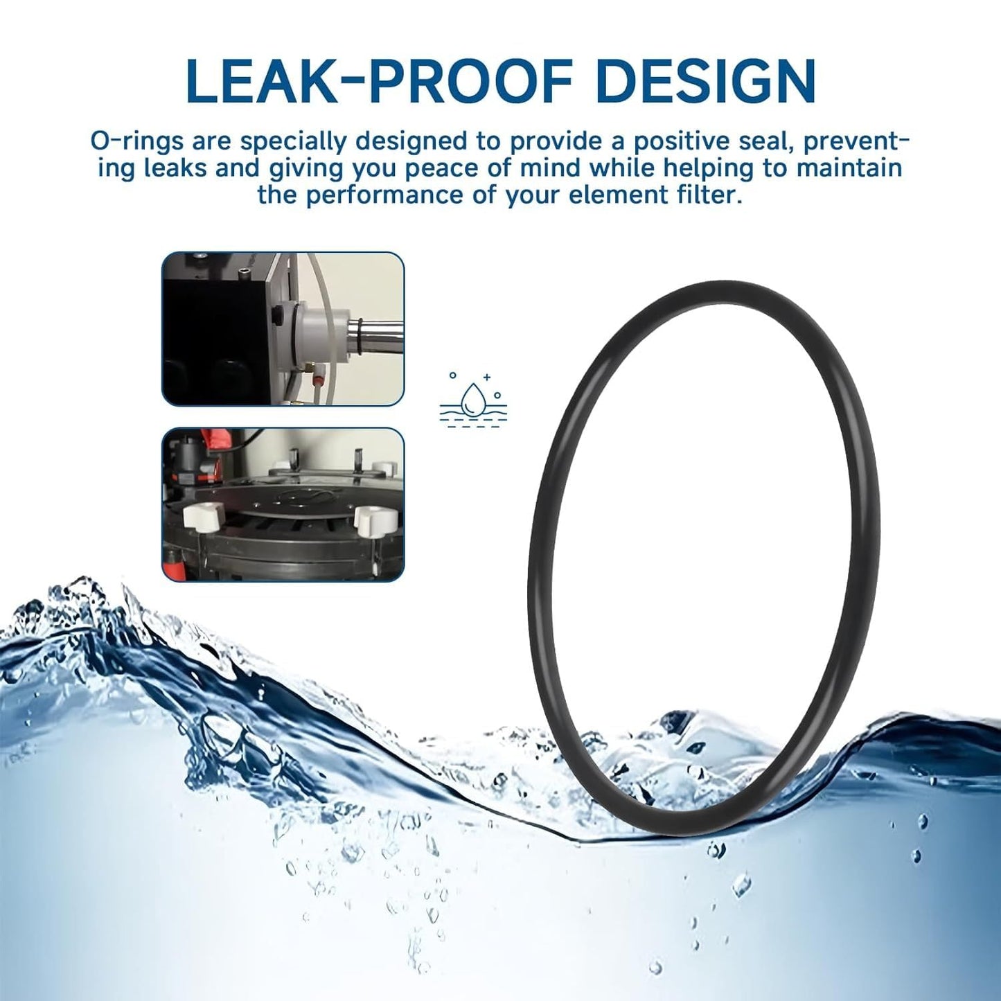 PetzLifeWorld Sun-Sun HW-Series Canister Filter O-Ring Replacement Seal Ring | Compatible with Aquarium Canister Filter Models | Durable Rubber Gasket for Leak Prevention and Tight Sealing