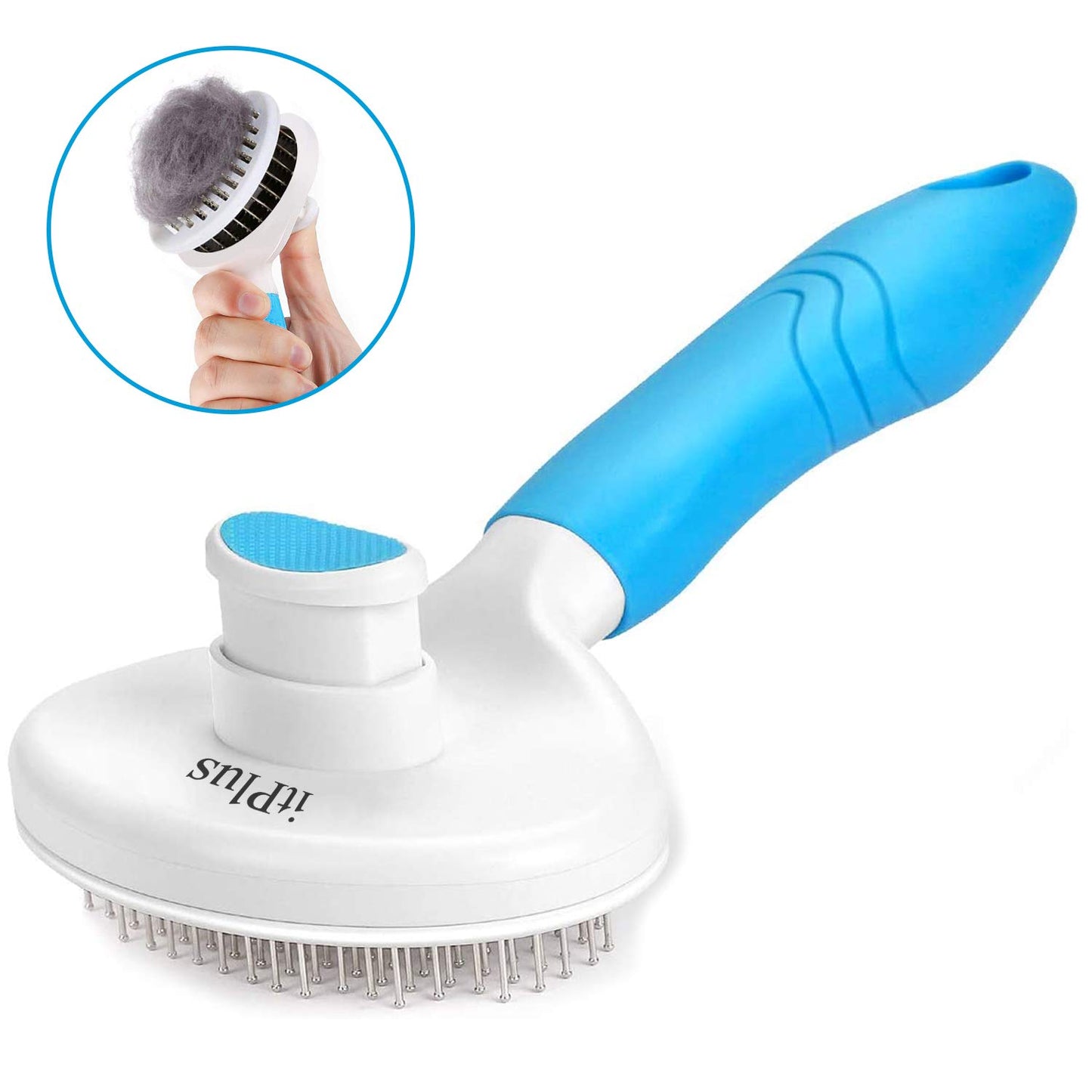 petzlifeworld Pet Grooming Brush Effectively Reduces Shedding by Up to 98% Professional Deshedding Tool for Dogs and Cats