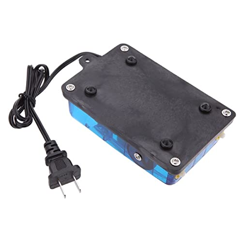 RS Electrical RS-628A Aquarium Tank Aerator Super Silent Oxygen air Pump with 3 Meter Air Tube & 2 Air Stone| Power: 5w | Flow : 3.5L/Min