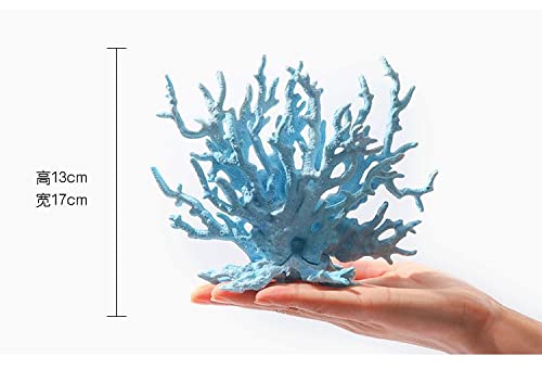 Petzlifeworld Aquarium Artificial Resin CRL Toy for Fish Tank Decoration (Blue)
