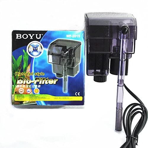 Boyu WF-2015 Water Fall Style Aquarium Hang On Filter | Power : 6W | Output : 150L/H