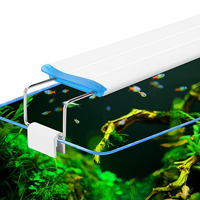Petzlifeworld Planted Aquarium Bracket White with Blue Cross LED Strip Light | High Brightness