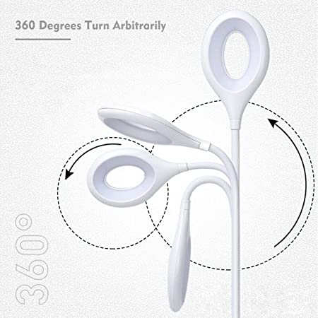 RS Electricals Aquarium LED Fish Tank Light, Bowl Light 360 Degree Flexible Twist Holding Rod Light