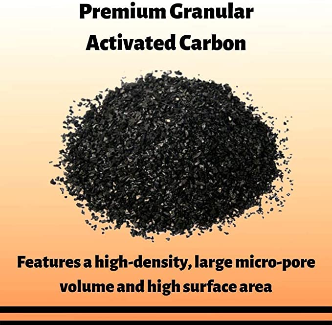 PetzLifeWorld Granular Activated Carbon with Net Bag for Aquarium Filter Media