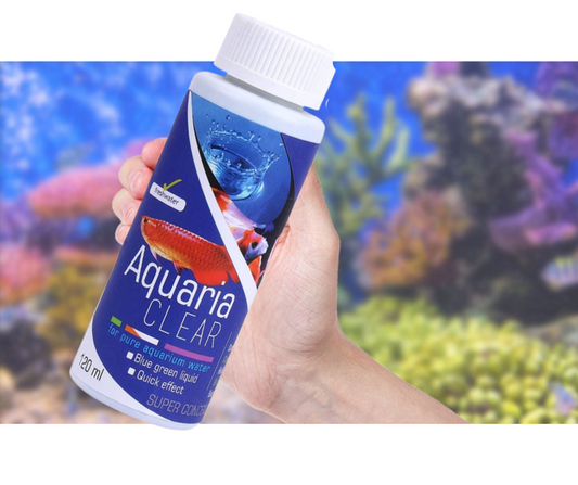 Aquatic Remedies Aquaria Clear for Aquarium Fish Tank Cloudy Water Remover, 120 ML | for Crystal Clear Water