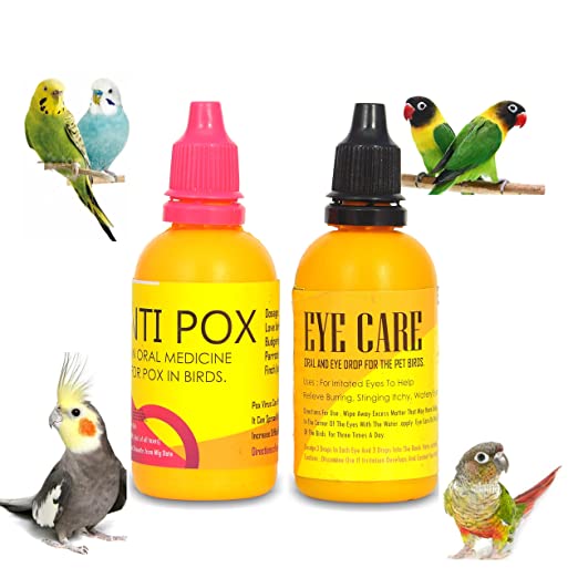 Star Farms Birds Eye Care, Anti-Pox Health Supplements (50 ml Each), Combo Pack of