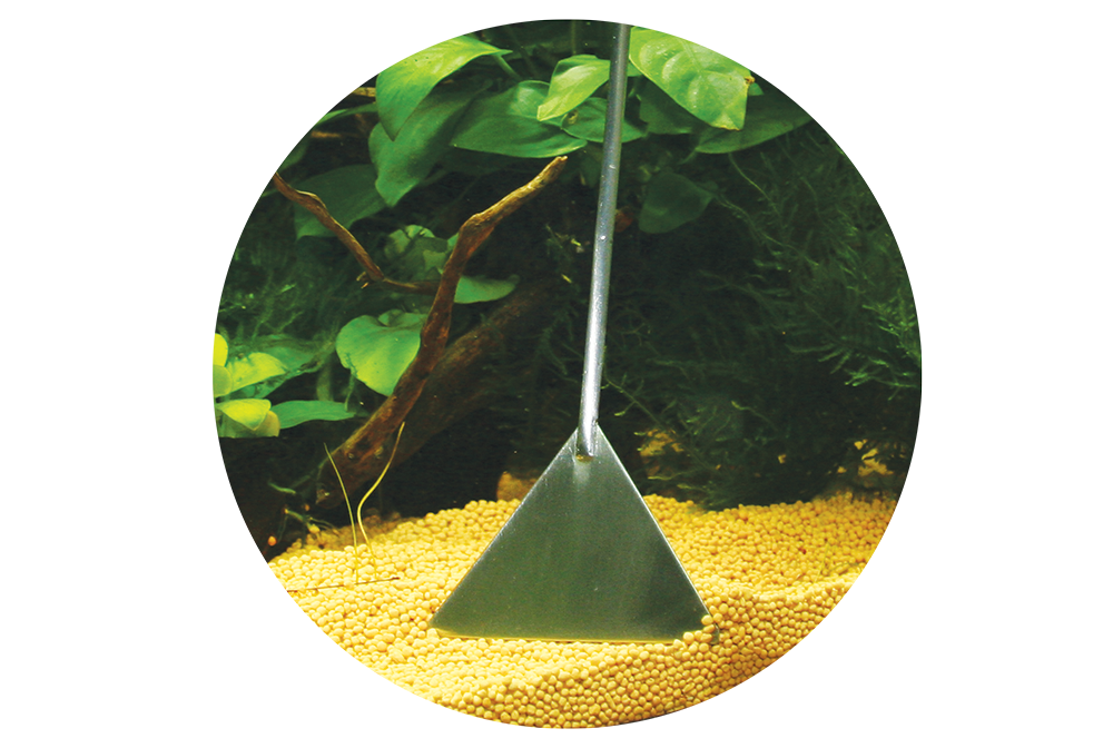 Aquascaping Stainless Steel Sand Flatner Substrate Scaptula 32 cm Aquarium Tools - PetzLifeWorld