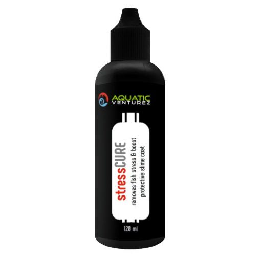 AQUATIC VENTUREZ Stress Cure | 120ml |Removes Fish Stress And Boost Protective Slime Coate