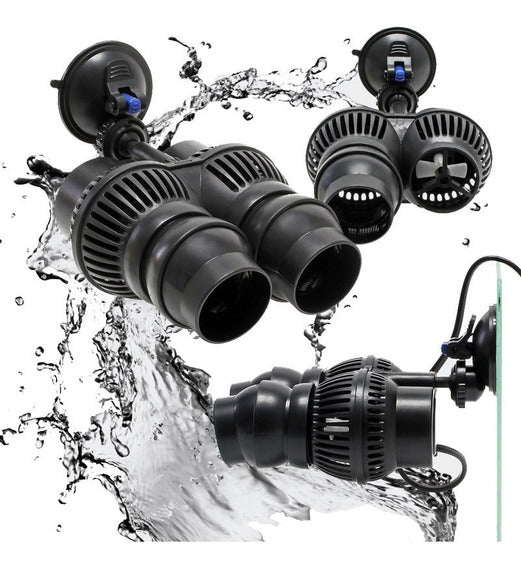 Sunsun JVP-200 Double Head Aquarium Fish Tank Wave Maker Pump | Power : 6W | Flow : 5000L/H