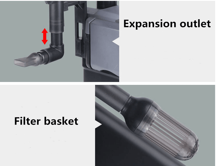 Sunsun Hang On External Canister Filter | HBL-803 | For upto 120L Aquarium - PetzLifeWorld