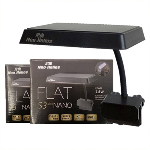 Neo Helios Flat Nano S3 Plus, 13W Full Spectrum Planted Tank Aquarium Light