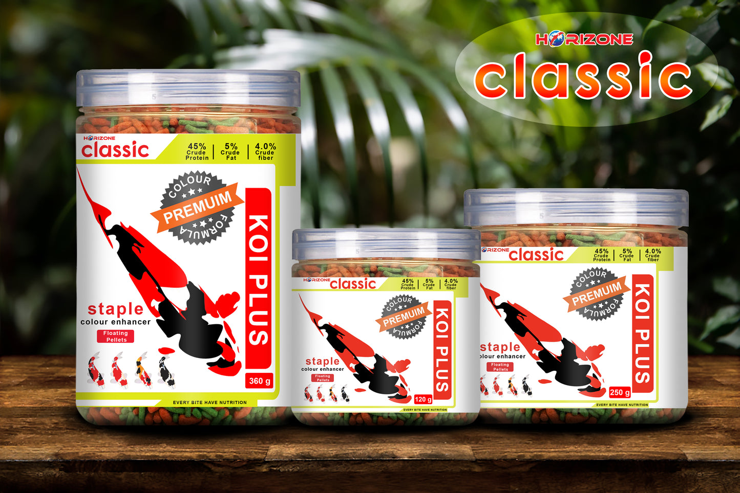 Horizone Classic Koi Plus Fish Food | Every Bite Have Nutrition