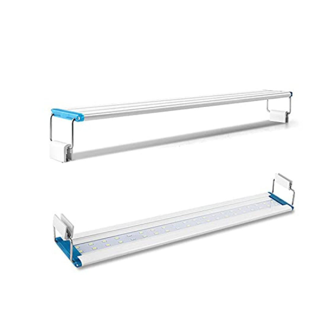 Petzlifeworld Planted Aquarium Bracket White with Blue Cross LED Strip Light | High Brightness