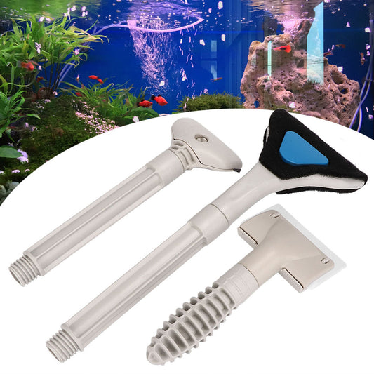 YEE 3 in 1 Cleaning Tool (Cleaning Brush, Algae Scrapper, Scraper Brush) for Aquarium Fish Tank
