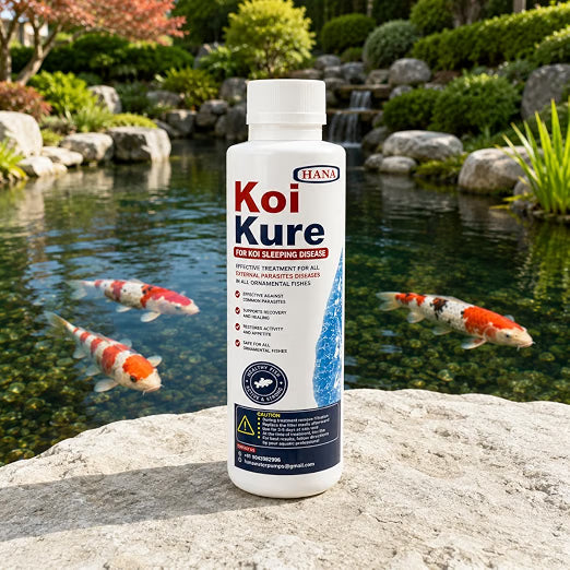 Petzlifeworld Koi Kure for Ornamental Koi Fish – 100ml & 500ml | Support for Koi Sleeping Disease | Helps Support Activity, Appetite & Recovery | Pond & Treatment Tank Use
