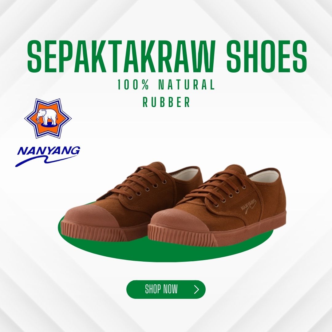 Nanyang Sepak Takraw Shoes | Authentic Thai Footwear | 100% Natural Rubber | Lightweight & Durable for Optimal Performance