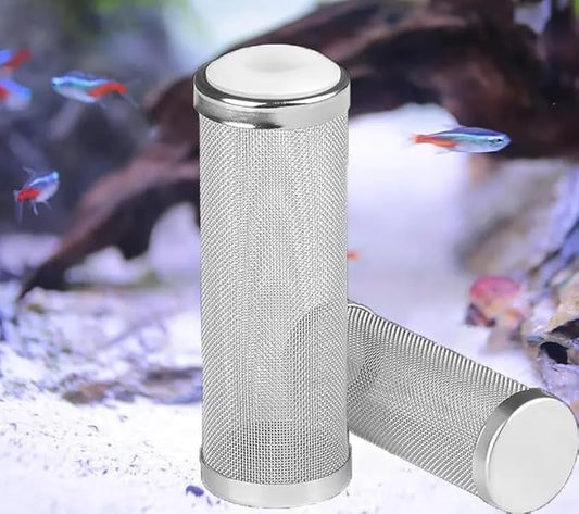 Aquarium Stainless Steel Shrimp Mesh Filter Guard – Prevents Shrimp from Getting Stuck, Durable & Corrosion-Resistant