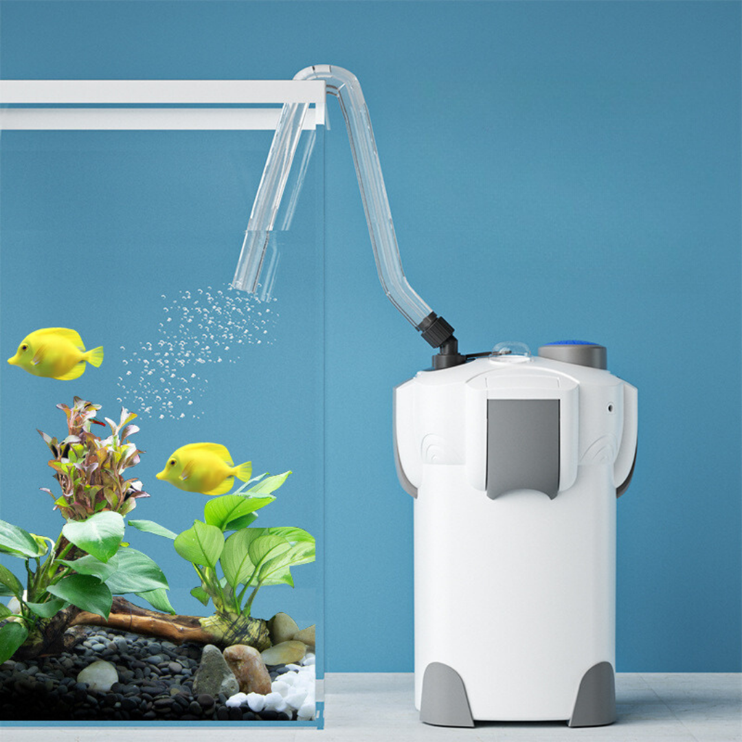 Sunsun Set SunSun HW 304B Canister Filter with UV & Filter Media set(Carbon, cera ...