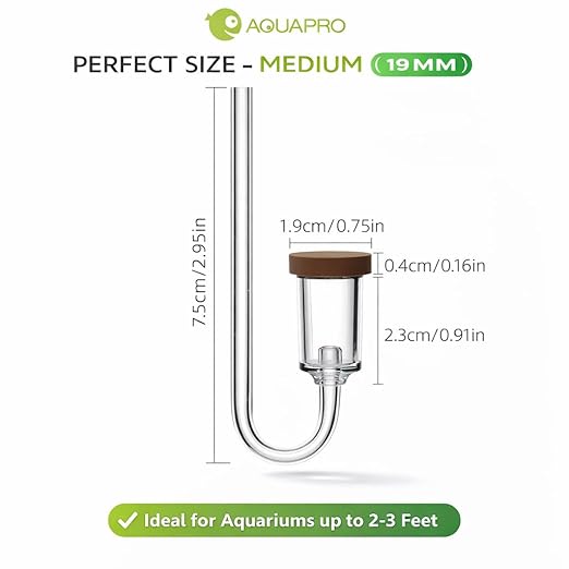 Aquapro Acrylic MicroBubbles Co2 Diffuser for Planted Aquarium