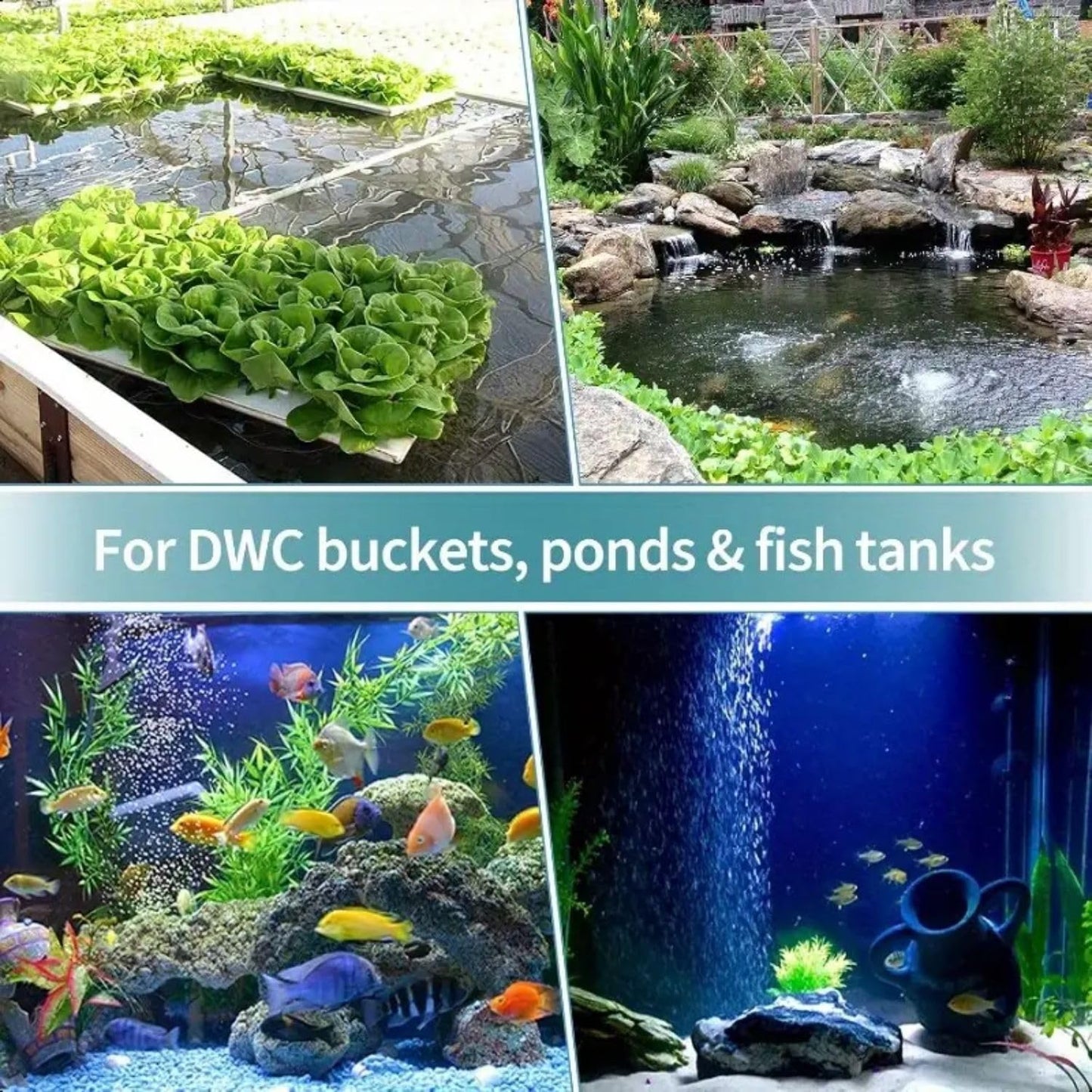 VAYINATO® 1 Inch Grey Ball Shaped Aquarium Air Stone Pack of 10 – Oxygen Diffuser | Bubbler Stones for Fish Tank, Hydroponics, Aeration by Petzlifeworld