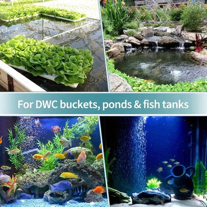VAYINATO® 1 Inch Grey Ball Shaped Aquarium Air Stone Pack of 10 – Oxygen Diffuser | Bubbler Stones for Fish Tank, Hydroponics, Aeration by Petzlifeworld
