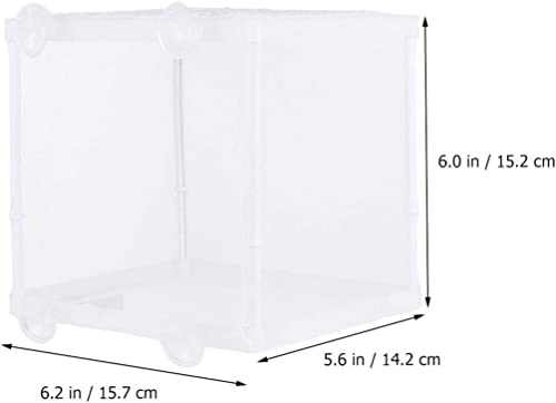 Boyu Aquarium Fish Breeding, Isolation, Hatchery Box for Fish Fry Net Box (Small (NB-3201) - Single Box)
