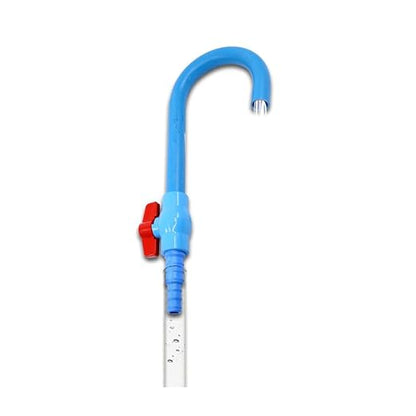 PetzLifeworld Aquarium J-Pipe (Blue) – Easy-to-Hold Water Filling Pipe for All Fish Tanks