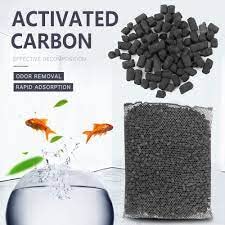 Boyu Activated Carbon Filter Media with Net Bag for Aquarium Fish Tank | Removes Impurities, Odor, Chlorine & Heavy Metals