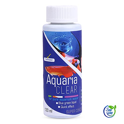 Aquatic Remedies Aquaria Clear for Aquarium Fish Tank Cloudy Water Remover, 120 ML | for Crystal Clear Water