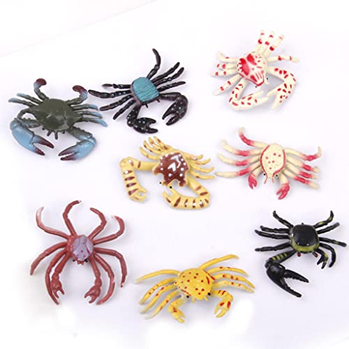 Petzlifeworld Funny Creative Fish Tank Crab Aquarium Toy Fashion Ornament Decor (Pack of 5 - Random Color)