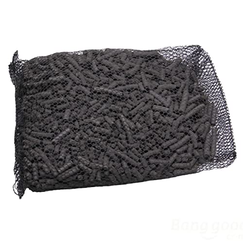 Boyu Activated Carbon Filter Media with Net Bag for Aquarium Fish Tank | Removes Impurities, Odor, Chlorine & Heavy Metals