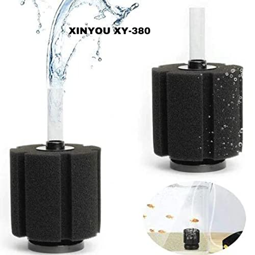 XINYOU XY-380 Super Biochemical Sponge Filter for Aquarium Fish Tank with Free 2 Meter Air Hose Tube
