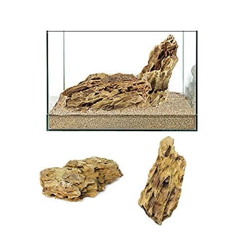 PetzLifeworld Dragon Rock – Premium Natural Stone for Planted Aquariums & Aquascaping | Hardscape Décor for Fish Tanks & Terrariums