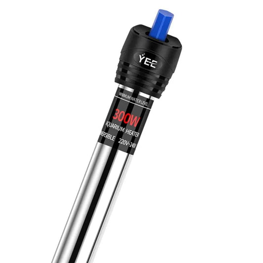 YEE SS 304 Grade Stainless Steel Completely Submersible Automatic Aquarium Fish Tank Heater (300 Watts)