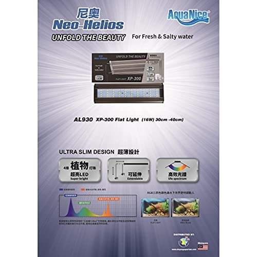 Neo Helios XP Series Flat LED WRGB Planted Aquarium Light