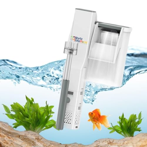 Sunsun Xiaoli New Premium XBA-300 | 2.5W | 300L/H | Suitable for 1.5 Feet Aquarium Fish Tank Water Fall Style Hang On Filter with Surface Skimmer