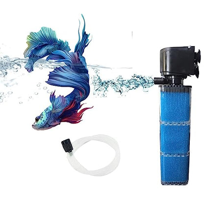 Bluepet Aquarium Liquid Internal Filter for Aquarium Fish Tank | Suitable for Fresh Water and Sea Water Appliances (BL-7400F | Power : 25W | Output : 1200L/H | Suitable for 3 Feet Tank)