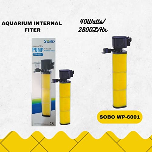 Sobo Aquarium Internal Filter (WP-6001| 40W | 2800 L/H)
