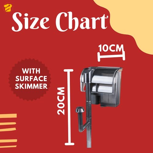 Sunsun HBL-301 Aquarium Hang On Filter | Power : 2W | Flow : 300L/H