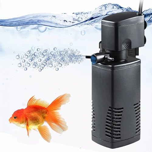 Petzlifeworld Aquarium Internal Filter for Aquarium Fish Tank | Suitable for Both Fresh and Salt Water ((BL-6000F) Power : 12W | Output : 800L/H | Upto 2.5Ft Tank