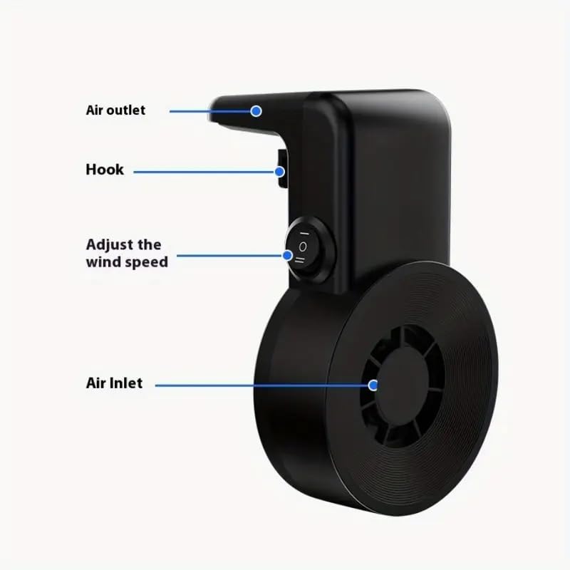 Petzlifeworld LY-V1 | 2W (Black) Suitable for tanks under 1.5 feet Aquarium Cooling Fan with 2-Speed Control
