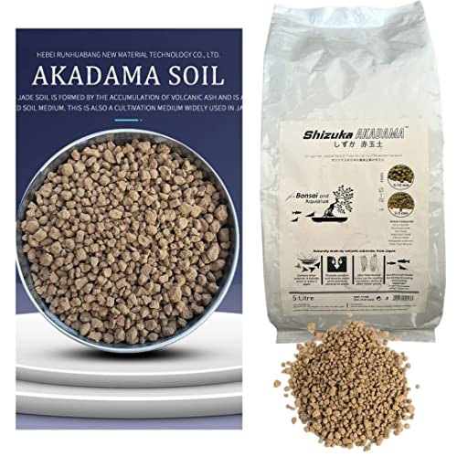 Aquatic Remedies Shizuka Akadama Japan Soil for Bonsai, Succulant and Aquarium, 5L