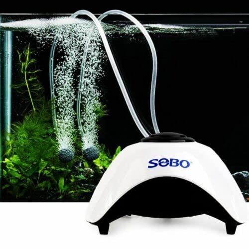 Sobo SB-860 A Double Way Aquarium Air Pump | Power : 10 Watts | Output : 6 L/ Min
