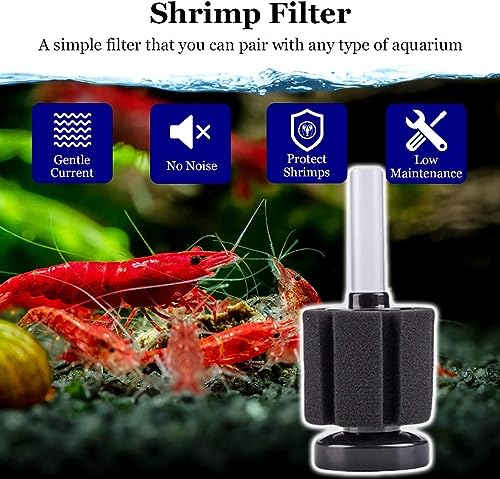 Xinyou XY-180 Super Biochemical Sponge Filter | Suits for Bowl and Up to 1.5 Feet Fish Tank