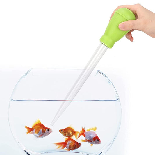 Nepall Small Fish Tank Suction Water Changer Plus Extension Tube NYN-001 | Dropper Pipette Turkey Baster Fish Waste Remover