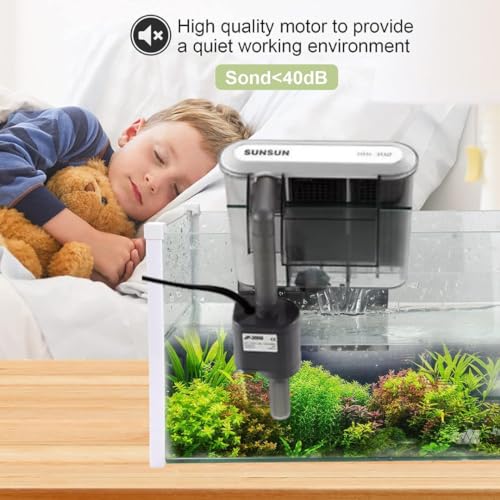 Sunsun HBL-302 Aquarium Hang On Filter | Power : 3W | Flow : 350L/H
