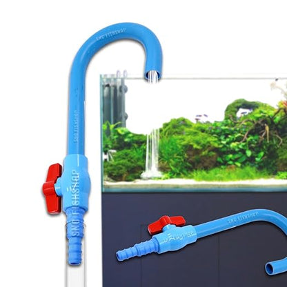 PetzLifeworld Aquarium J-Pipe (Blue) – Easy-to-Hold Water Filling Pipe for All Fish Tanks