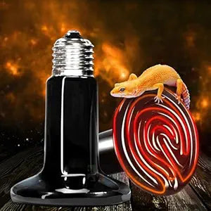 CLEEN Reptile Ceramic Heat Emitter Lamp | No-Light Heating Bulb