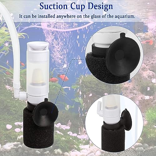 YEE Aquarium Mini Sponge Filter Biochemical Sponge Filters, Ultra Quiet Air Filter with Air Tubing Internal Purifier for Fish Tank Oxygen Increasing and Cycle